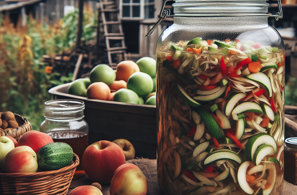 Making Vinegar from HomesteadGrown Produce