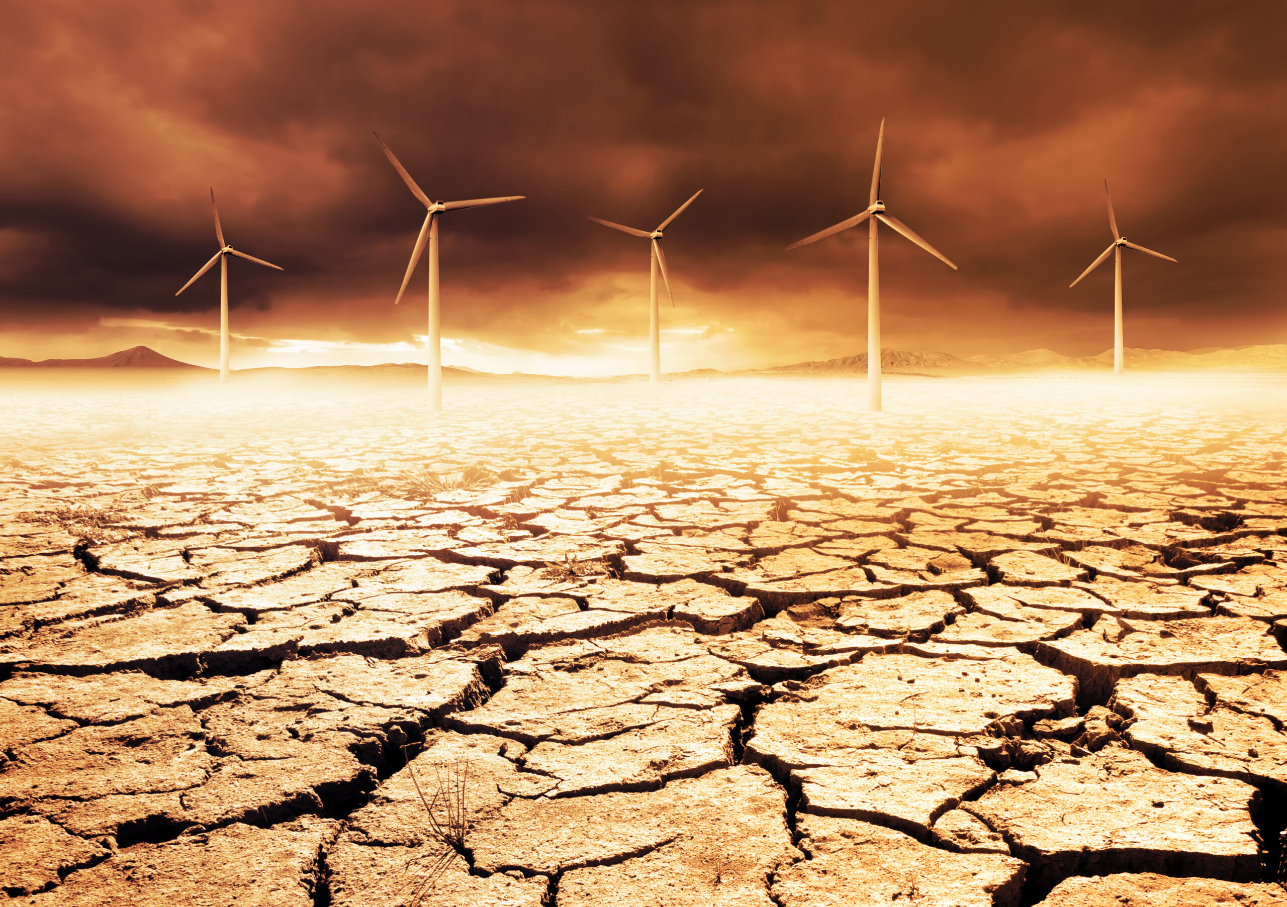 Grow Green: The Essential Guide to Organic Gardening 3 storyblocks wind turbines on a cracked earth desert rVb6xC90Nz scaled
