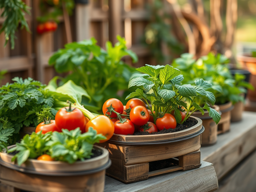 best crops for small space gardening
