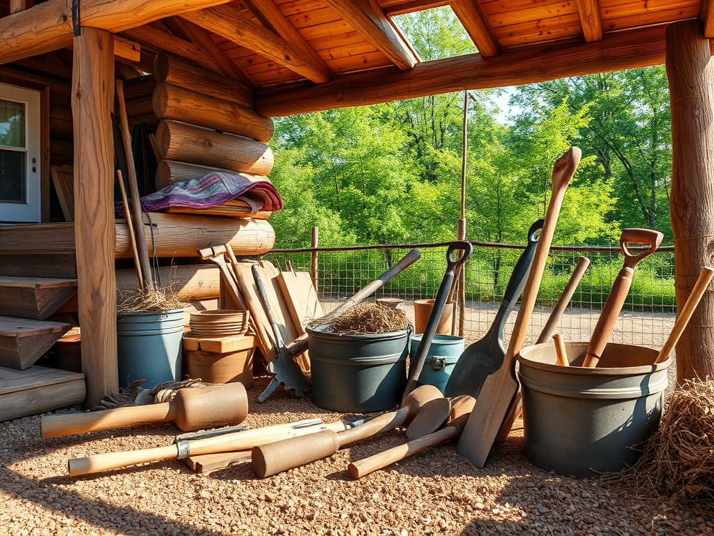 Manual tools for off grid living