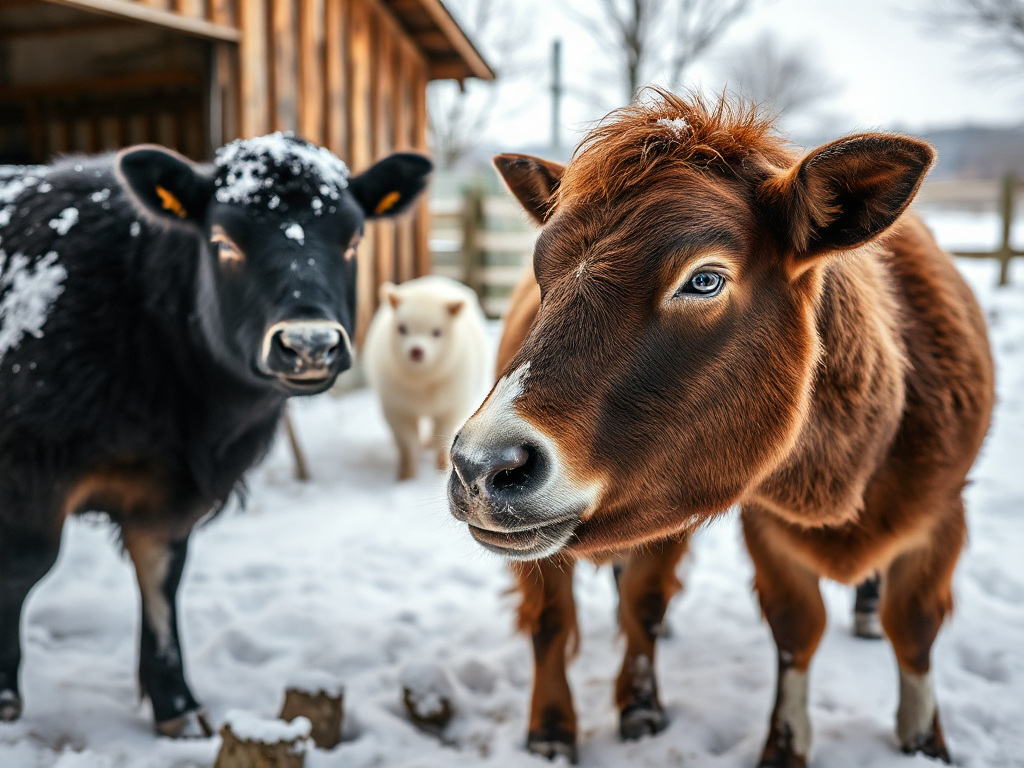 Winter care for homestead animals