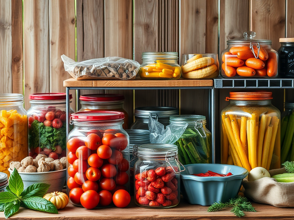 how to create a sustainable food storage system