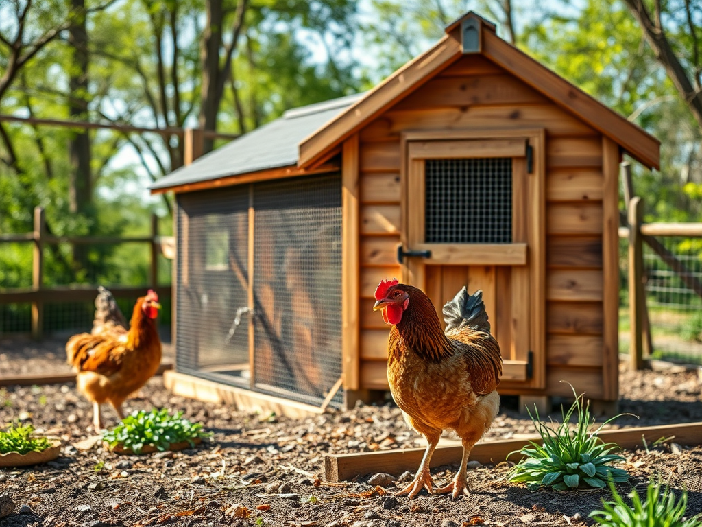 how to design a sustainable chicken coop