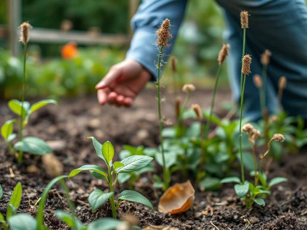 how to manage weeds effectively in organic gardens