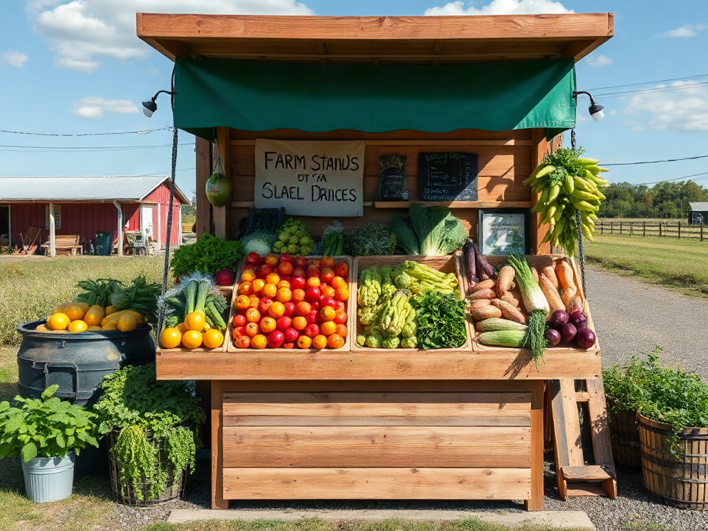 Farm stand ideas for selling surplus produce