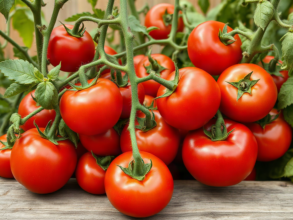 Garden tomatoes suited to small homestead harvests