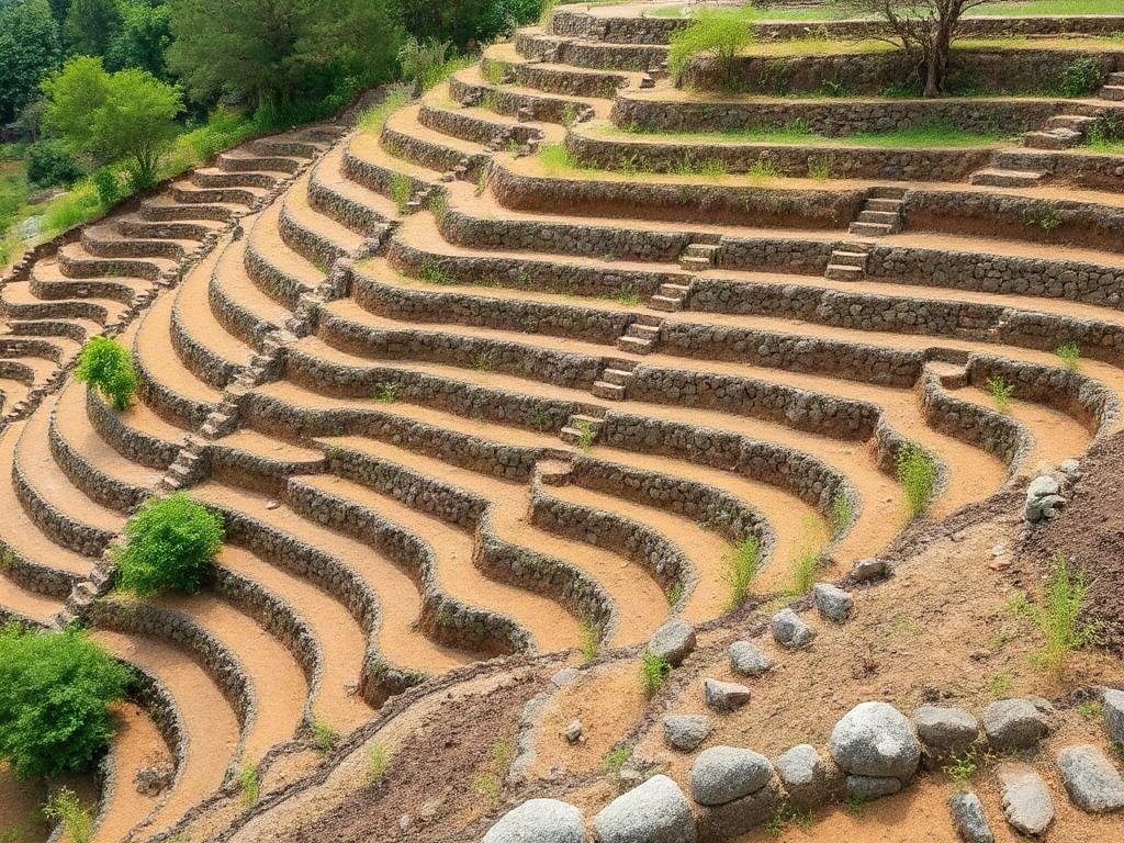 Maya Terrace Farming Techniques for Erosion Control—How Hillside Water and Sediment Were Managed