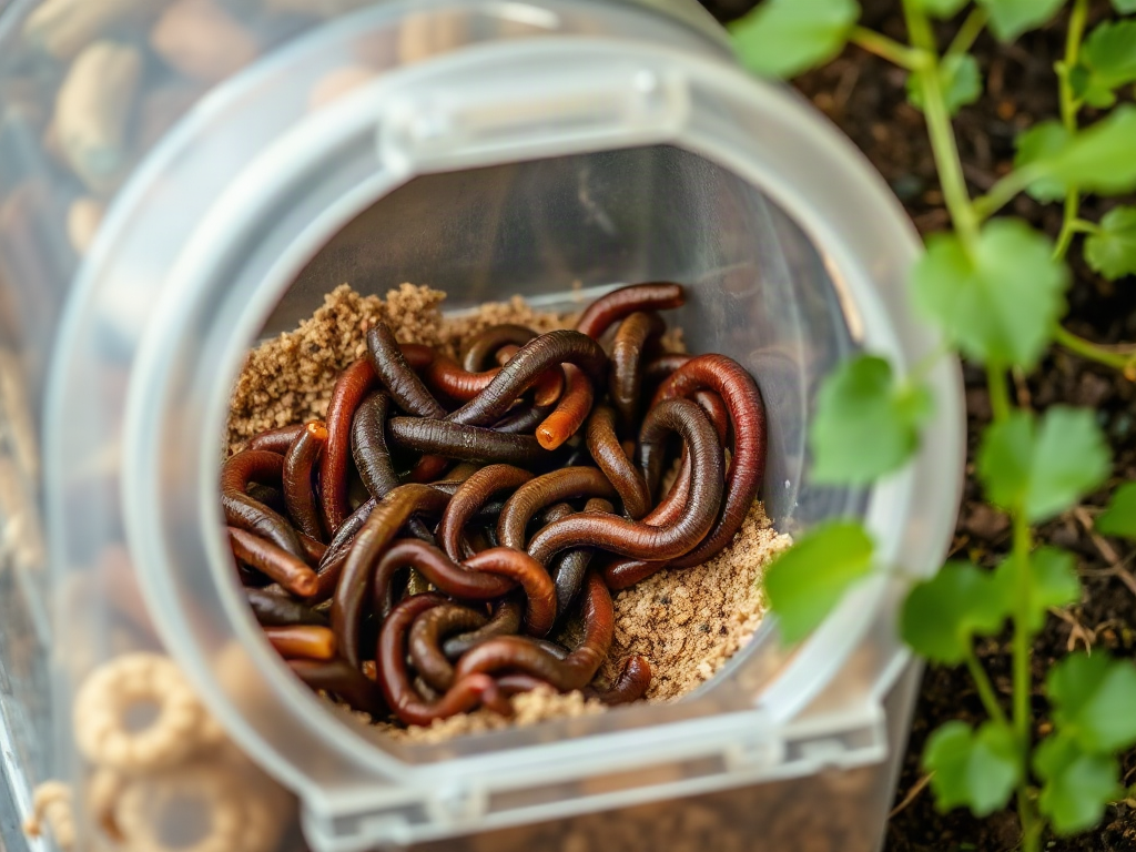 Starting a worm farm for garden compost